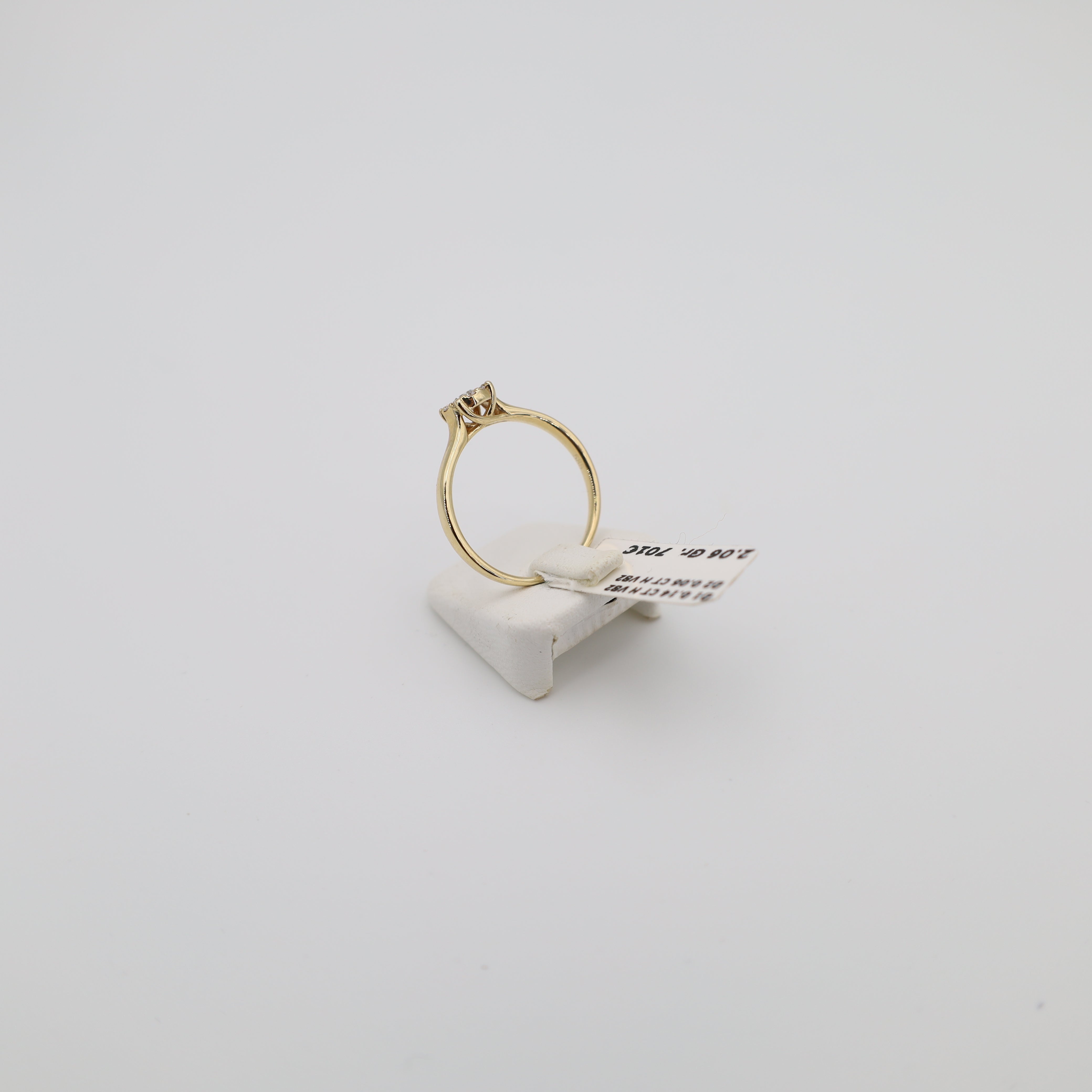 Ring Nr. 027, D.1  0.14 ct.  H. VS.2 D.2  0.06 ct  H  VS.2